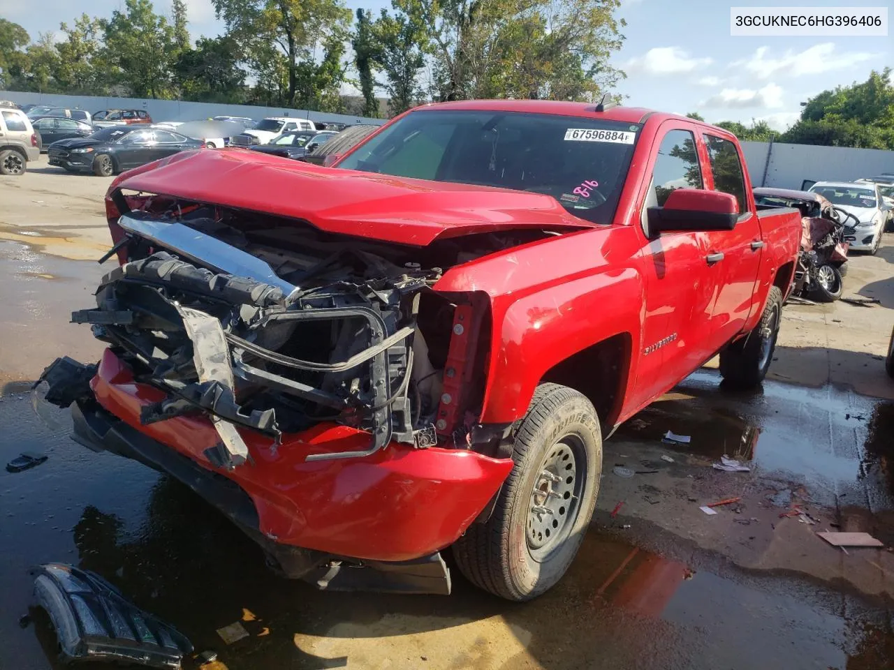 2017 Chevrolet Silverado K1500 VIN: 3GCUKNEC6HG396406 Lot: 67596884