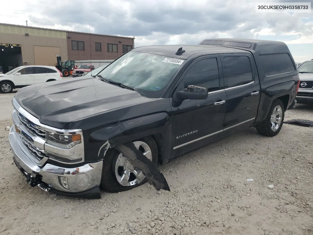 3GCUKSEC9HG358733 2017 Chevrolet Silverado K1500 Ltz