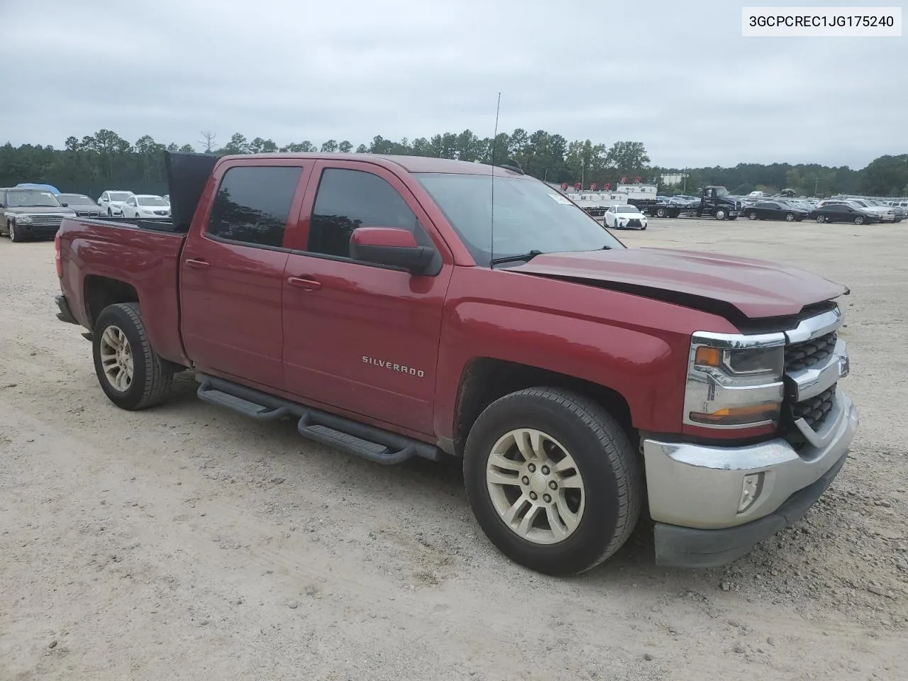 2018 Chevrolet Silverado C1500 Lt VIN: 3GCPCREC1JG175240 Lot: 71479454