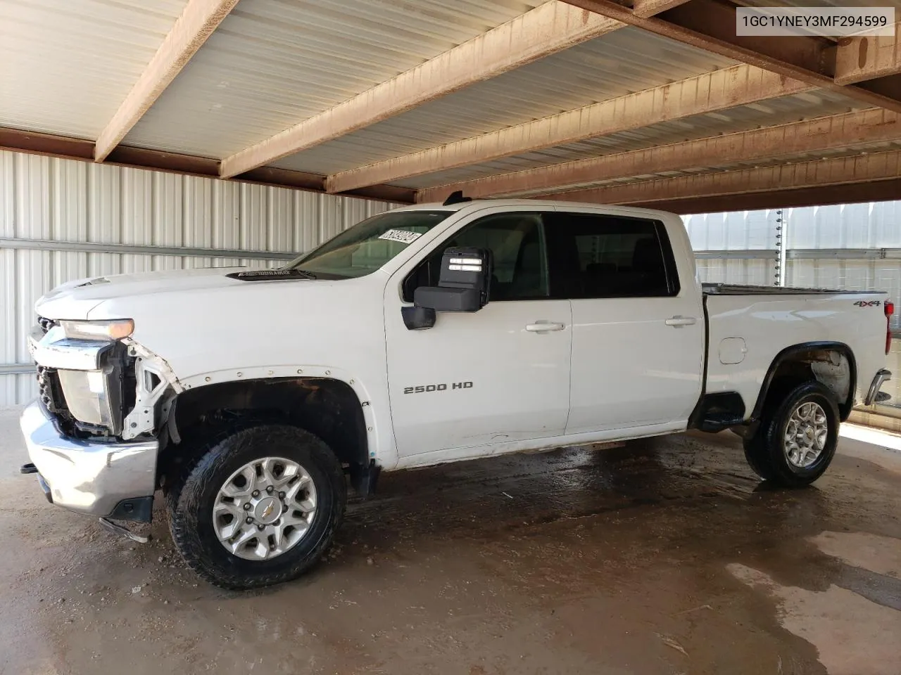 2021 Chevrolet Silverado K2500 Heavy Duty Lt VIN: 1GC1YNEY3MF294599 Lot: 63849084