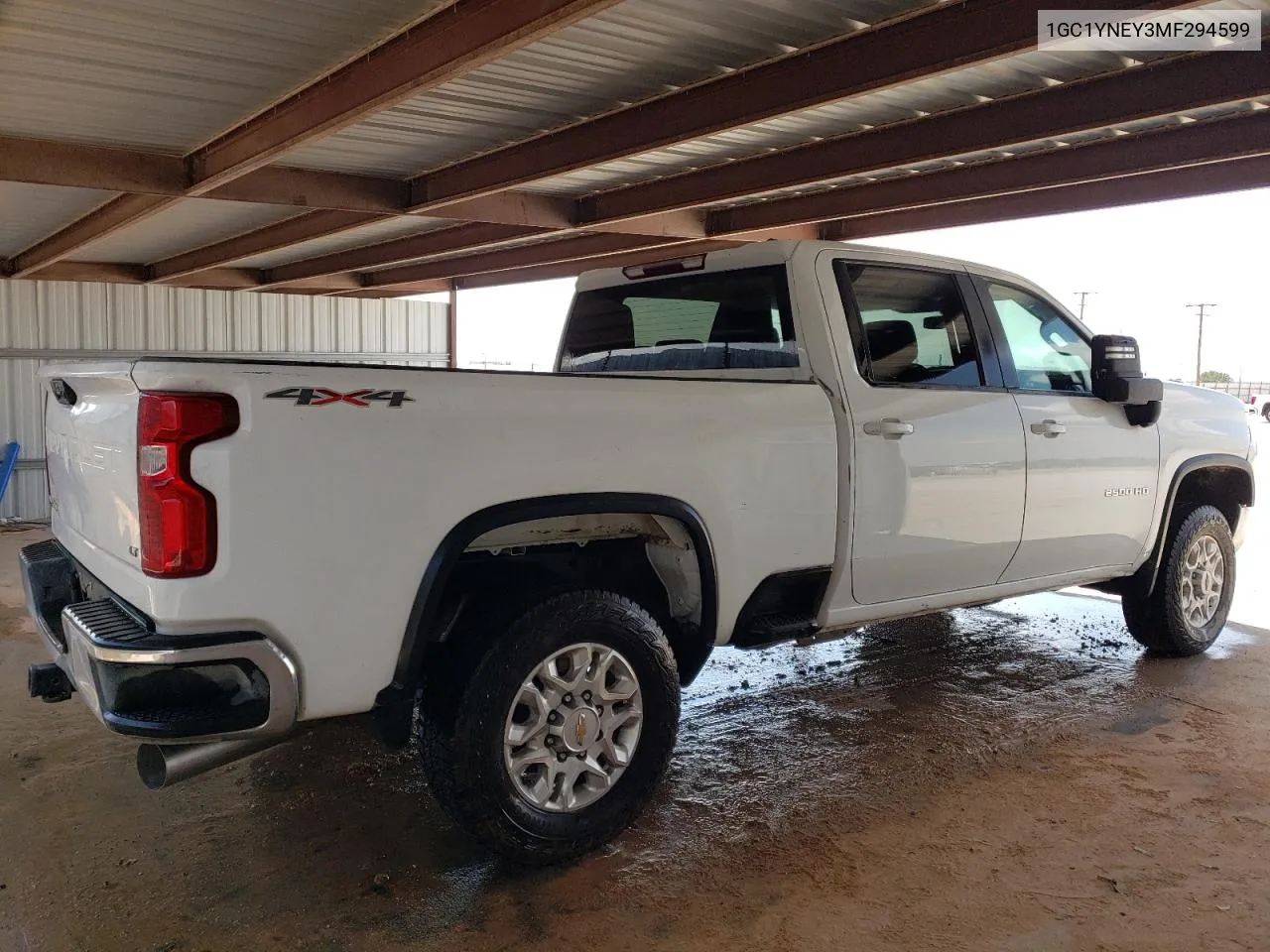 2021 Chevrolet Silverado K2500 Heavy Duty Lt VIN: 1GC1YNEY3MF294599 Lot: 63849084