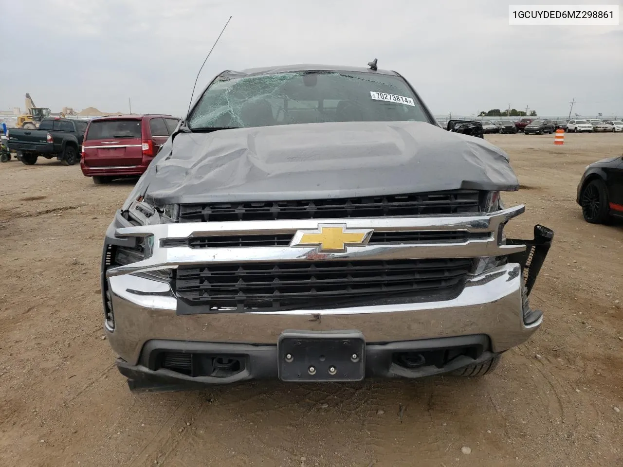 2021 Chevrolet Silverado K1500 Lt VIN: 1GCUYDED6MZ298861 Lot: 70273814