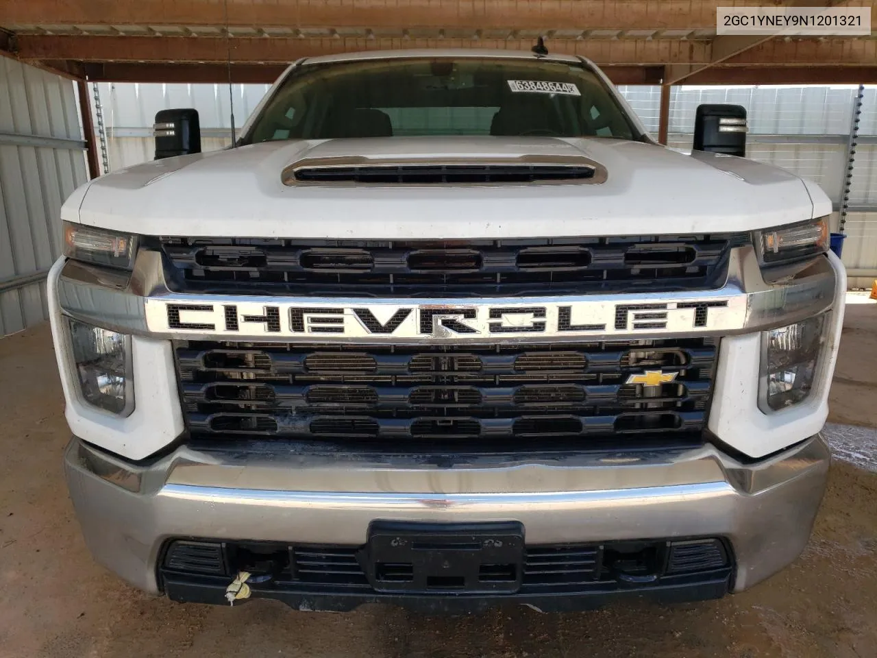 2022 Chevrolet Silverado K2500 Heavy Duty Lt VIN: 2GC1YNEY9N1201321 Lot: 63848644