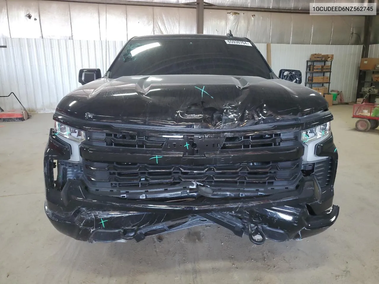 2022 Chevrolet Silverado K1500 Rst VIN: 1GCUDEED6NZ562745 Lot: 65930764