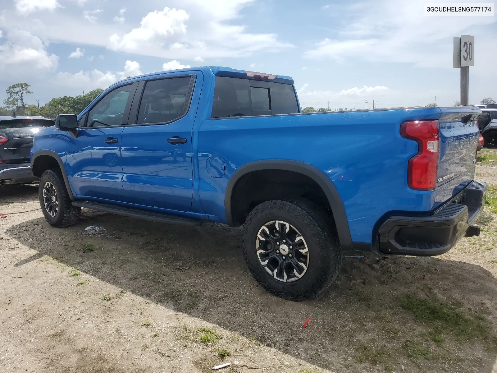 2022 Chevrolet Silverado K1500 Zr2 VIN: 3GCUDHEL8NG577174 Lot: 67163014