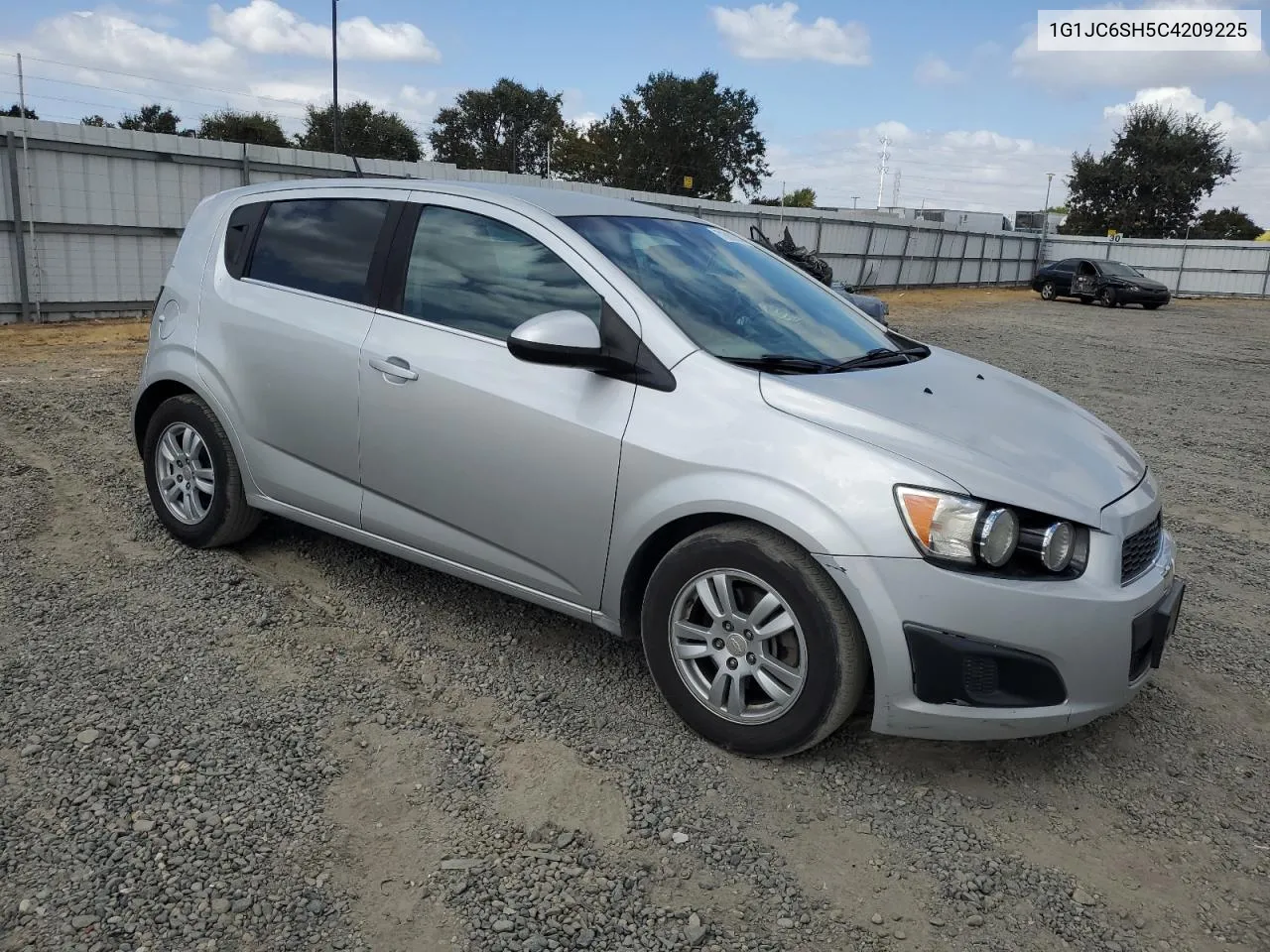 2012 Chevrolet Sonic Lt VIN: 1G1JC6SH5C4209225 Lot: 71889034