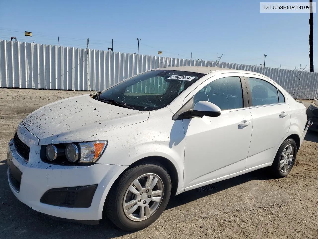 1G1JC5SH6D4181091 2013 Chevrolet Sonic Lt