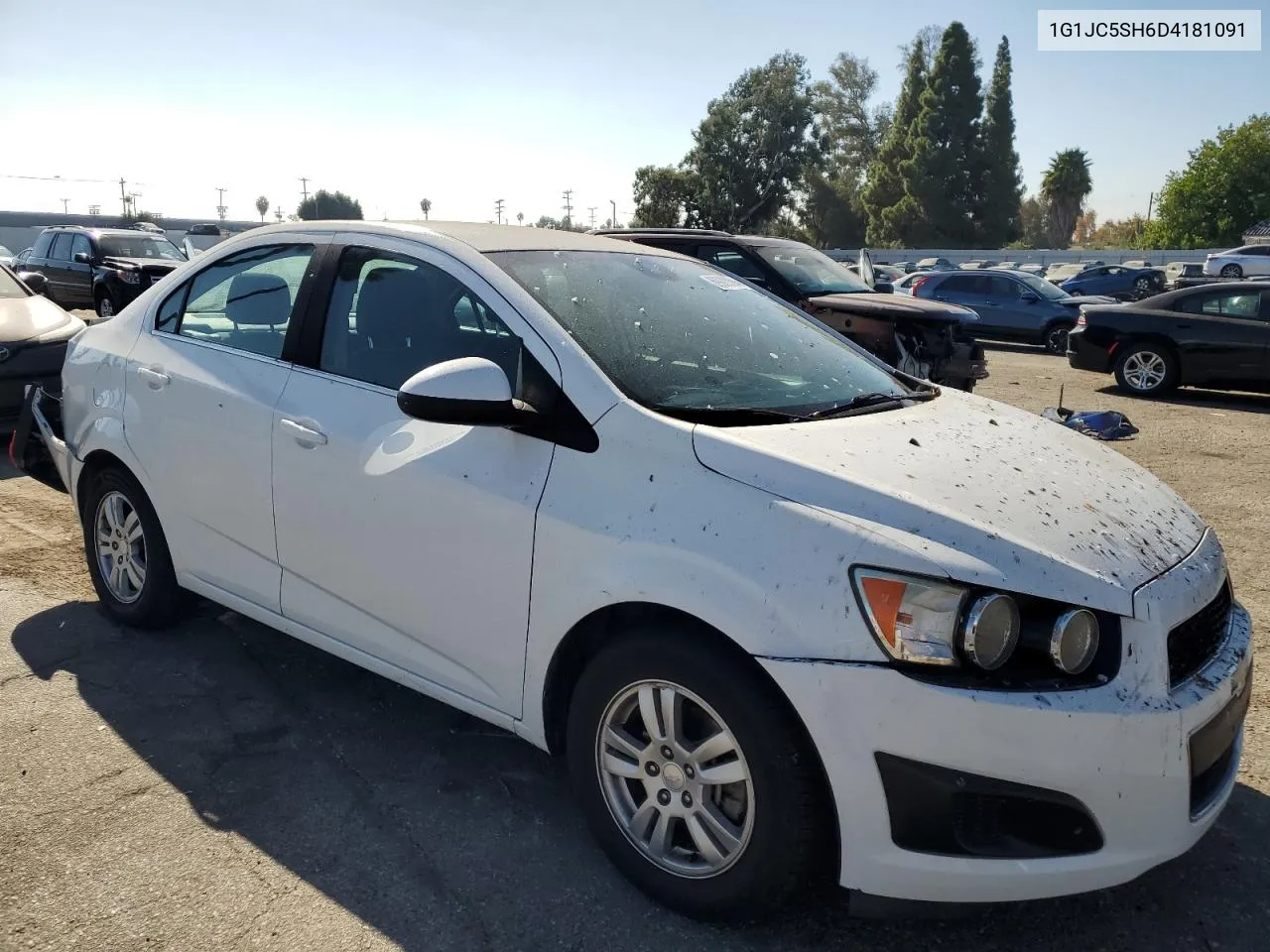 1G1JC5SH6D4181091 2013 Chevrolet Sonic Lt