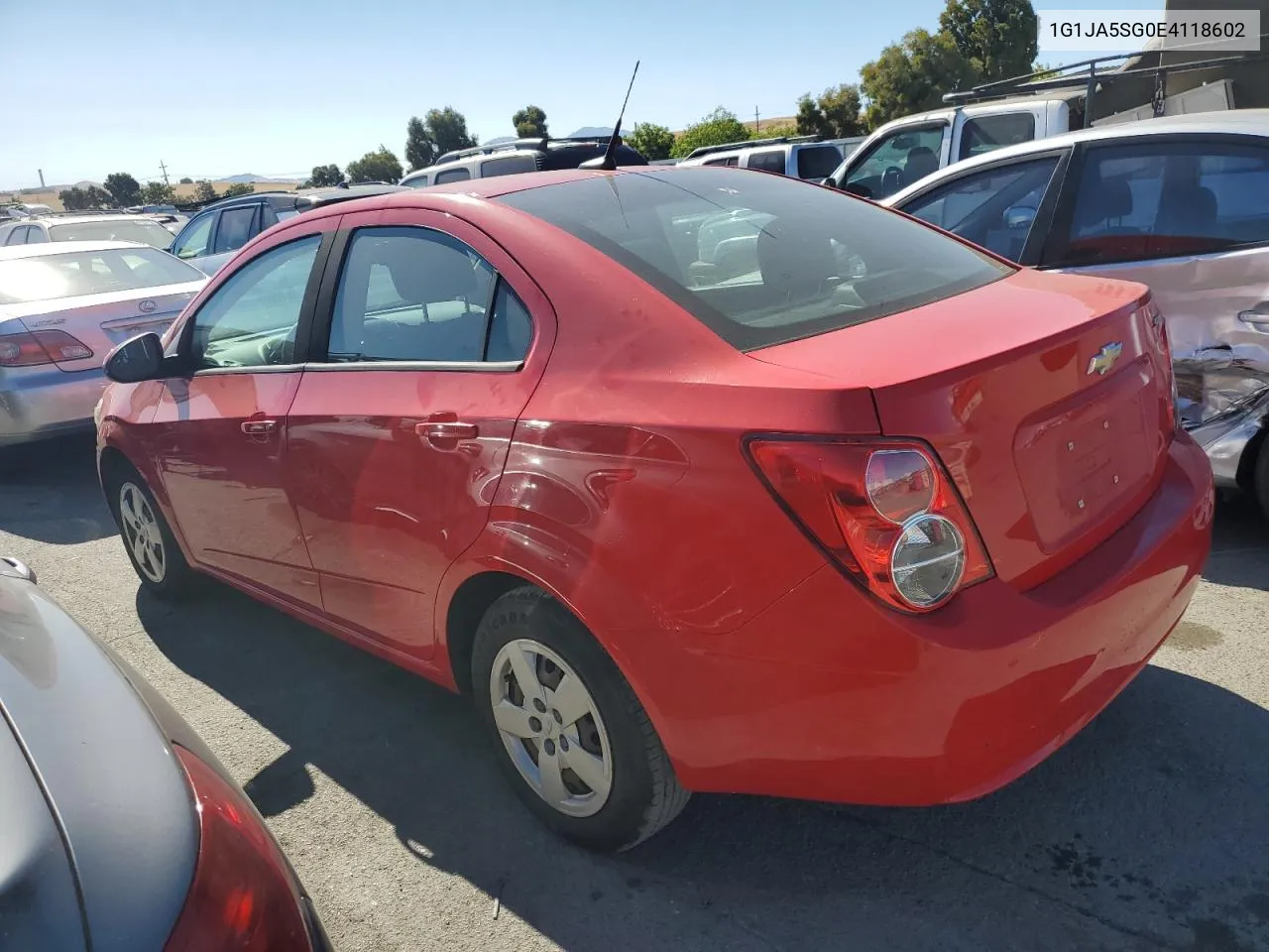 1G1JA5SG0E4118602 2014 Chevrolet Sonic Ls