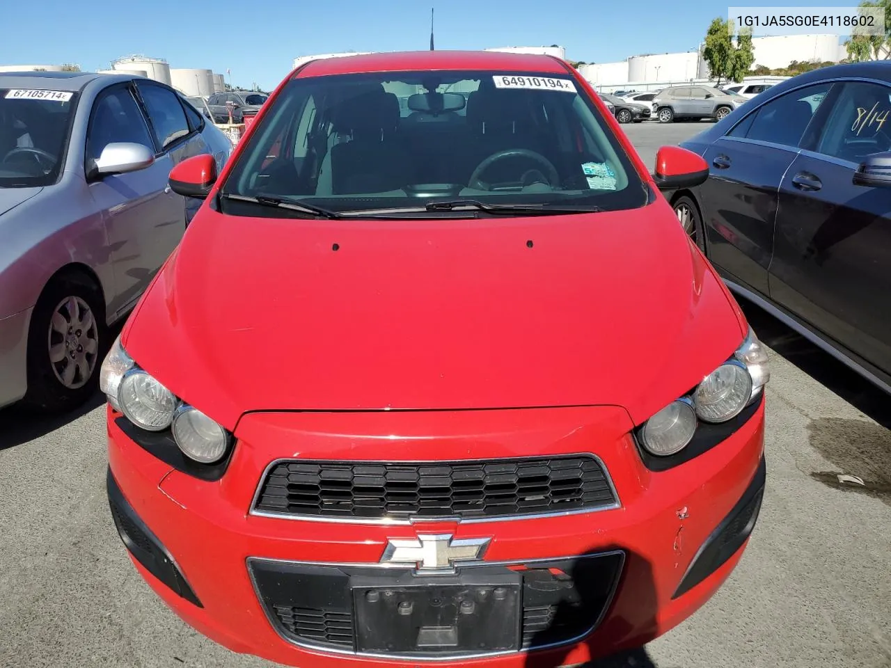 1G1JA5SG0E4118602 2014 Chevrolet Sonic Ls