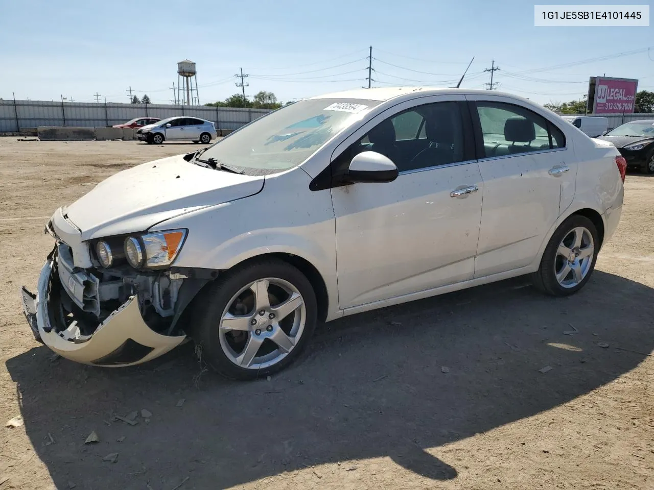 2014 Chevrolet Sonic Ltz VIN: 1G1JE5SB1E4101445 Lot: 70438594