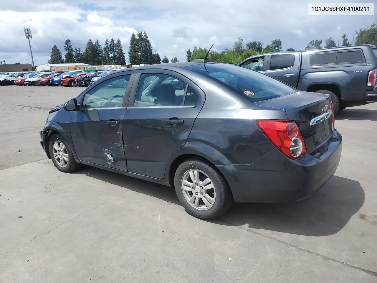 2015 Chevrolet Sonic Lt VIN: 1G1JC5SHXF4100211 Lot: 55973734