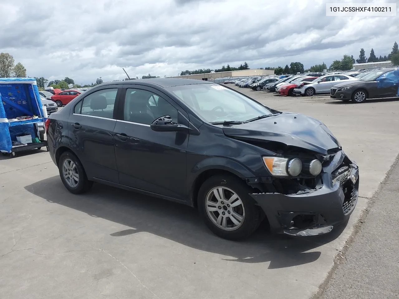 2015 Chevrolet Sonic Lt VIN: 1G1JC5SHXF4100211 Lot: 55973734