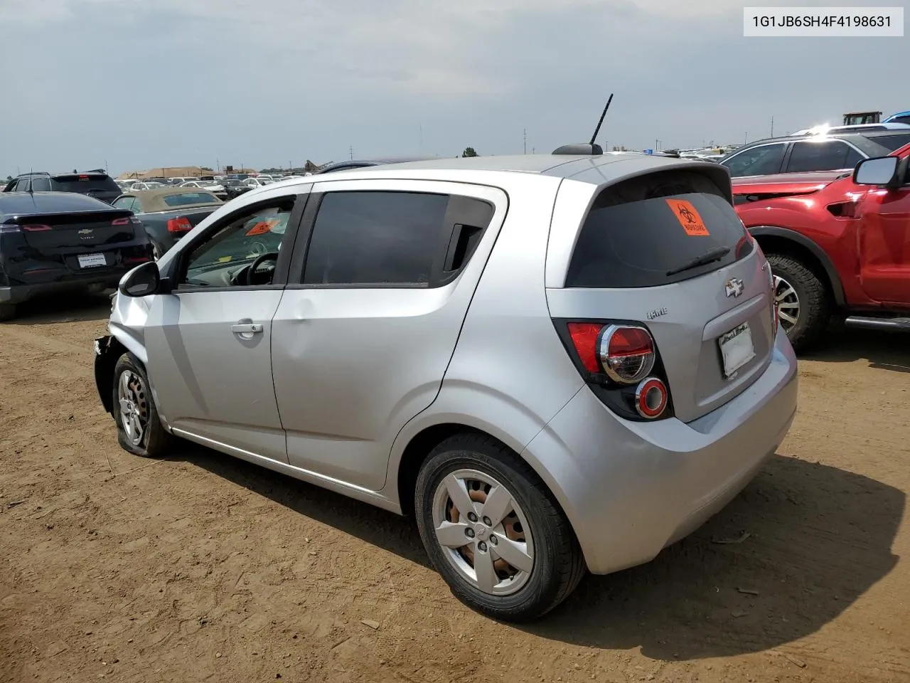 2015 Chevrolet Sonic Ls VIN: 1G1JB6SH4F4198631 Lot: 63808334