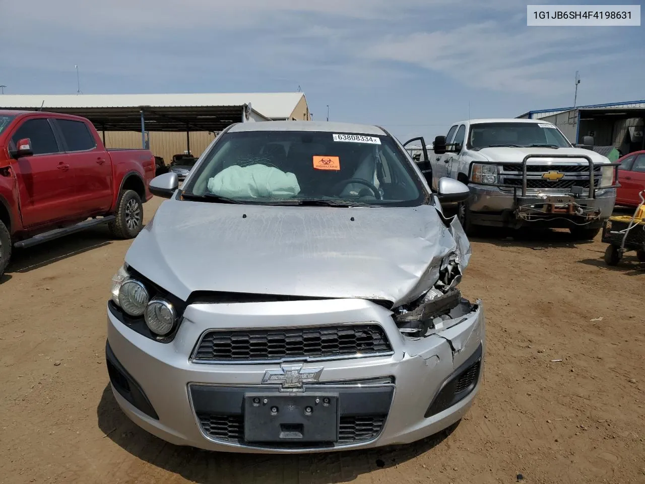 2015 Chevrolet Sonic Ls VIN: 1G1JB6SH4F4198631 Lot: 63808334