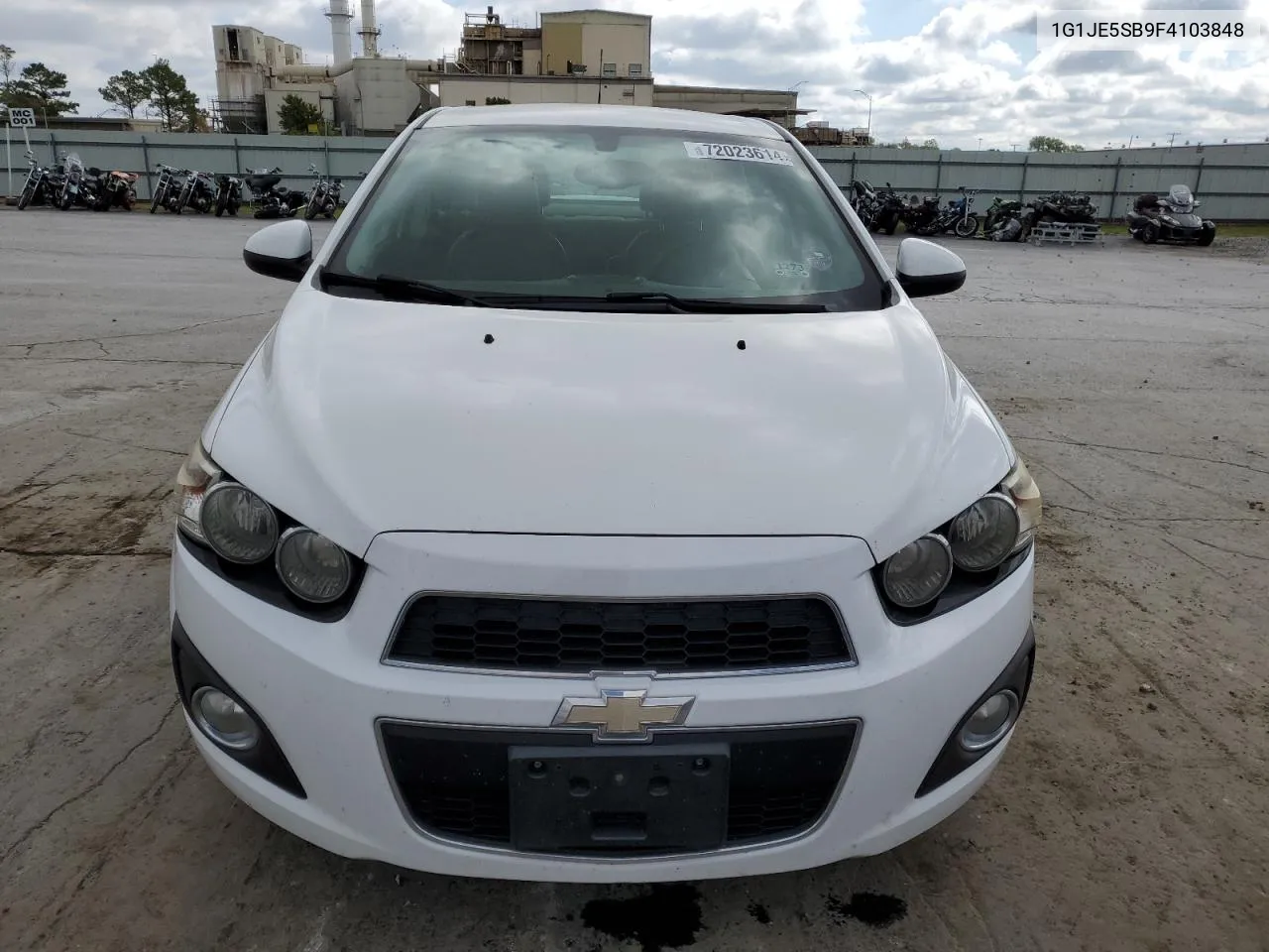 2015 Chevrolet Sonic Ltz VIN: 1G1JE5SB9F4103848 Lot: 72023614