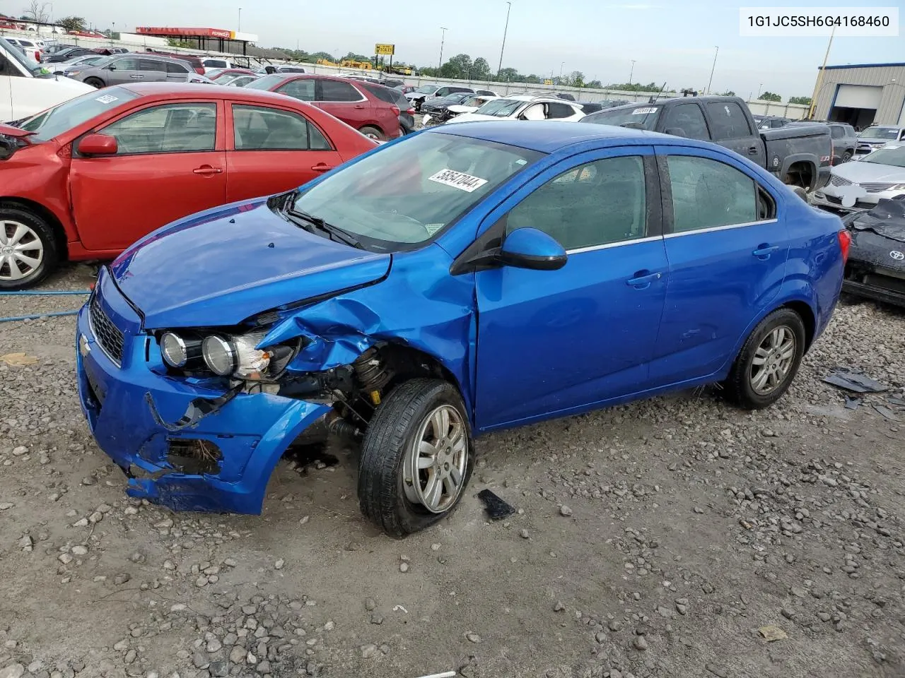 2016 Chevrolet Sonic Lt VIN: 1G1JC5SH6G4168460 Lot: 58547044