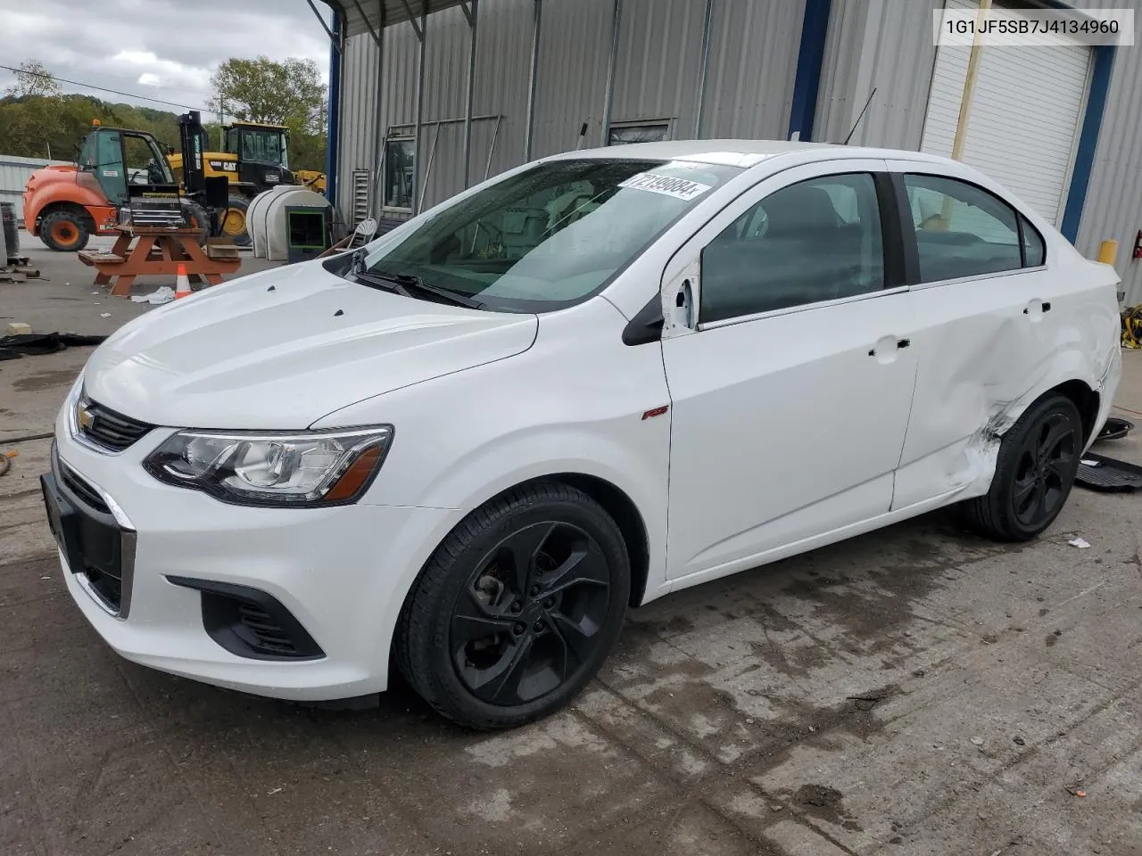 2018 Chevrolet Sonic Premier VIN: 1G1JF5SB7J4134960 Lot: 72199884