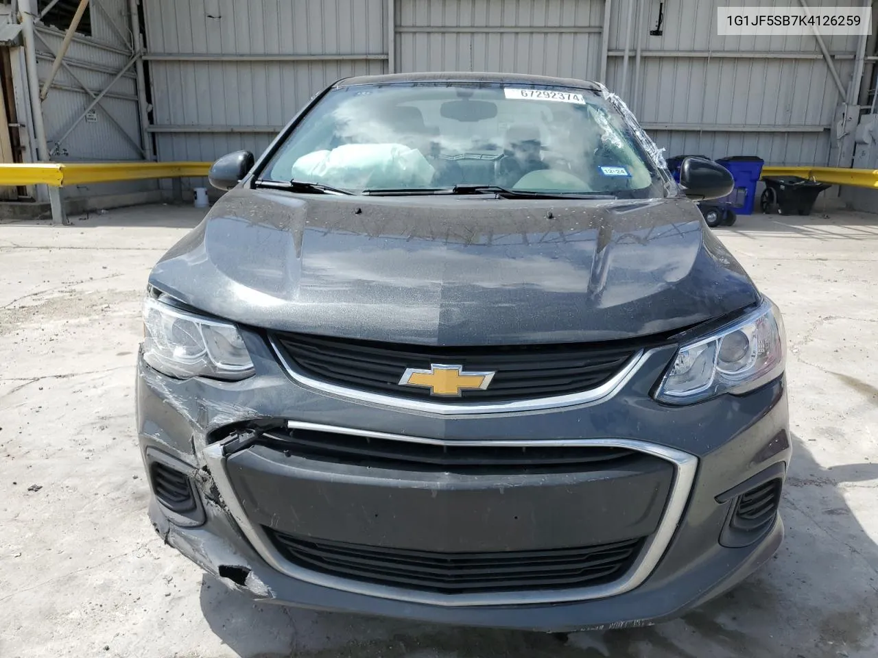 1G1JF5SB7K4126259 2019 Chevrolet Sonic Premier