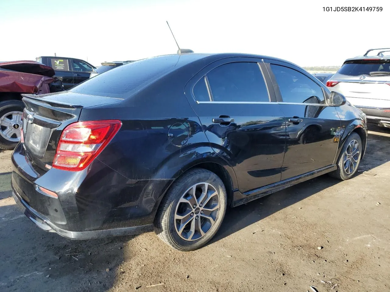 2019 Chevrolet Sonic Lt VIN: 1G1JD5SB2K4149759 Lot: 71669244