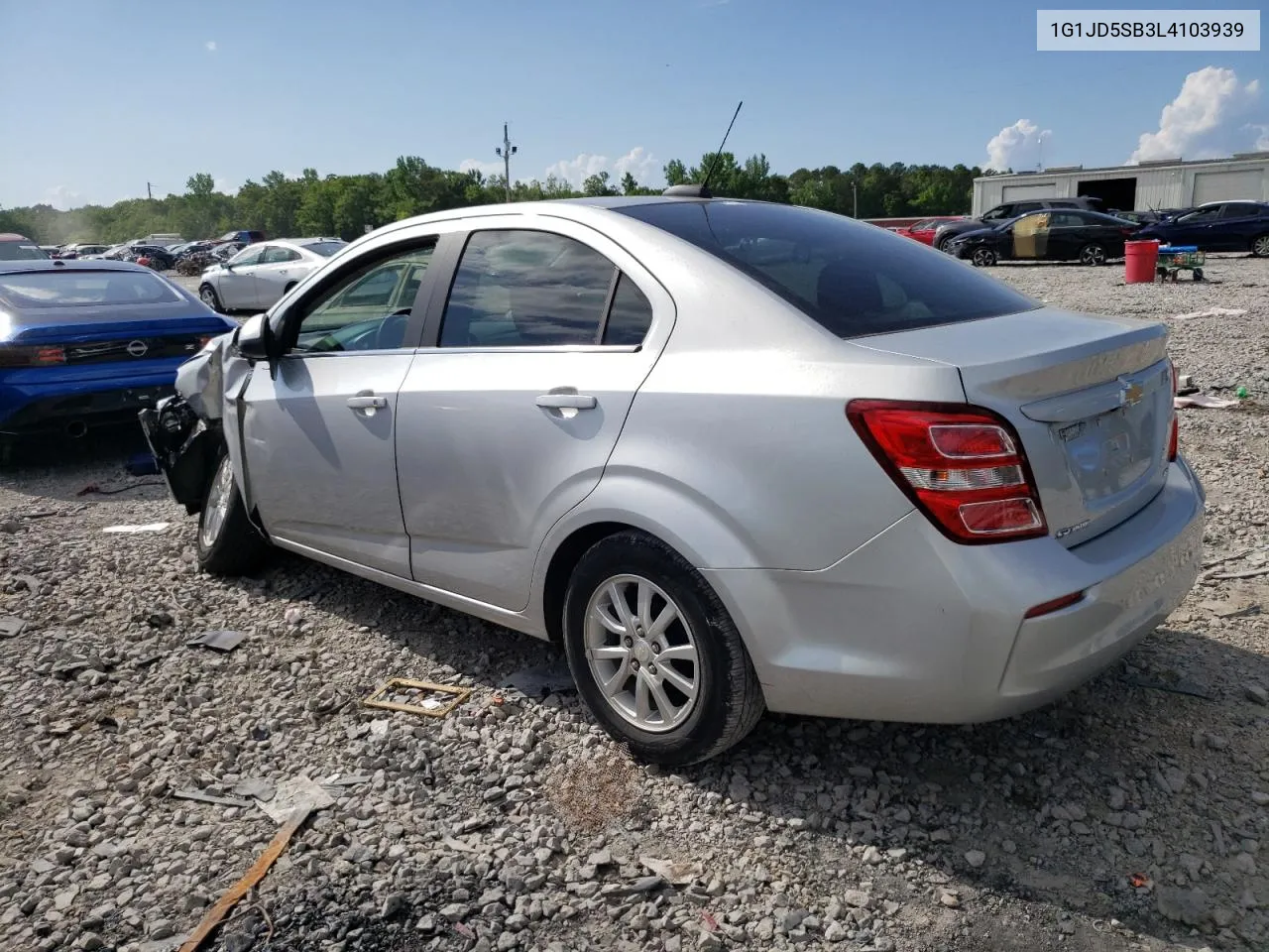 1G1JD5SB3L4103939 2020 Chevrolet Sonic Lt