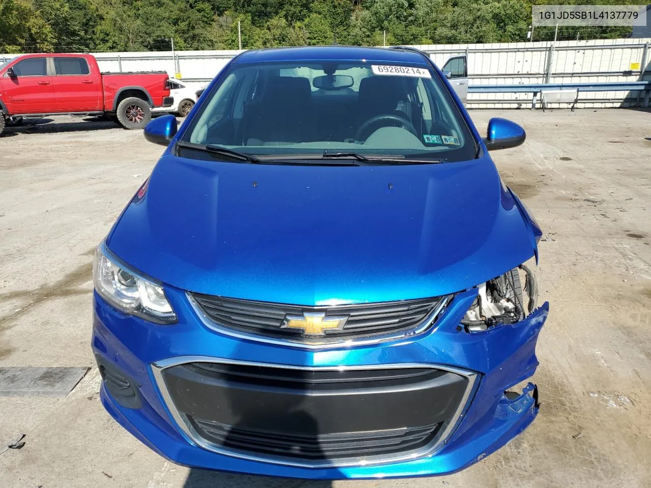 2020 Chevrolet Sonic Lt VIN: 1G1JD5SB1L4137779 Lot: 69280214