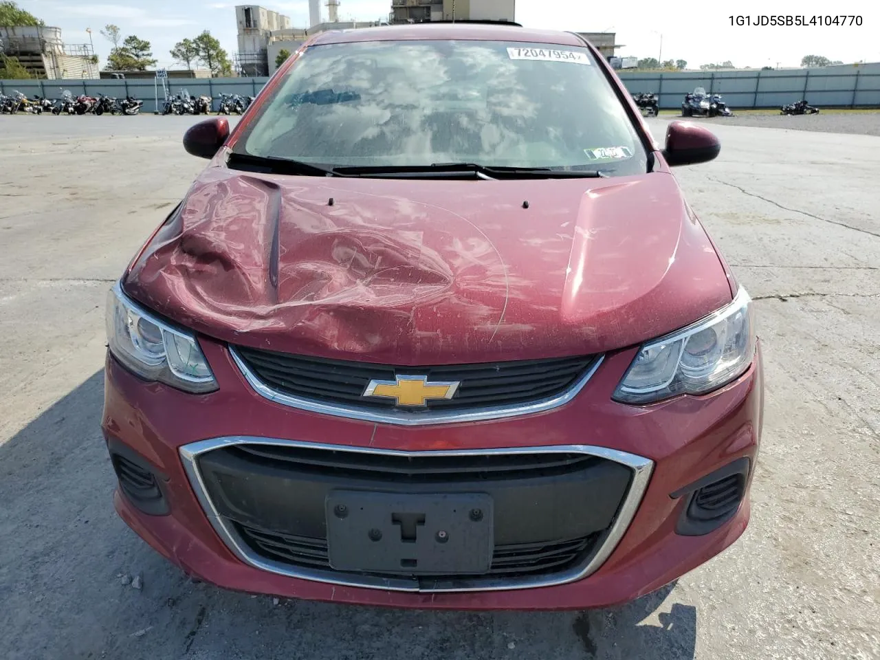 2020 Chevrolet Sonic Lt VIN: 1G1JD5SB5L4104770 Lot: 72047954