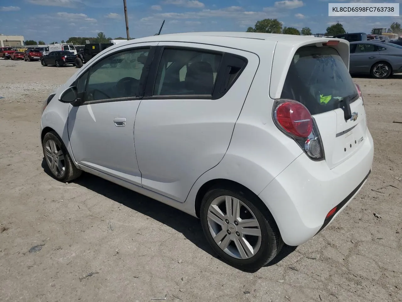 2015 Chevrolet Spark 1Lt VIN: KL8CD6S98FC763738 Lot: 71288654