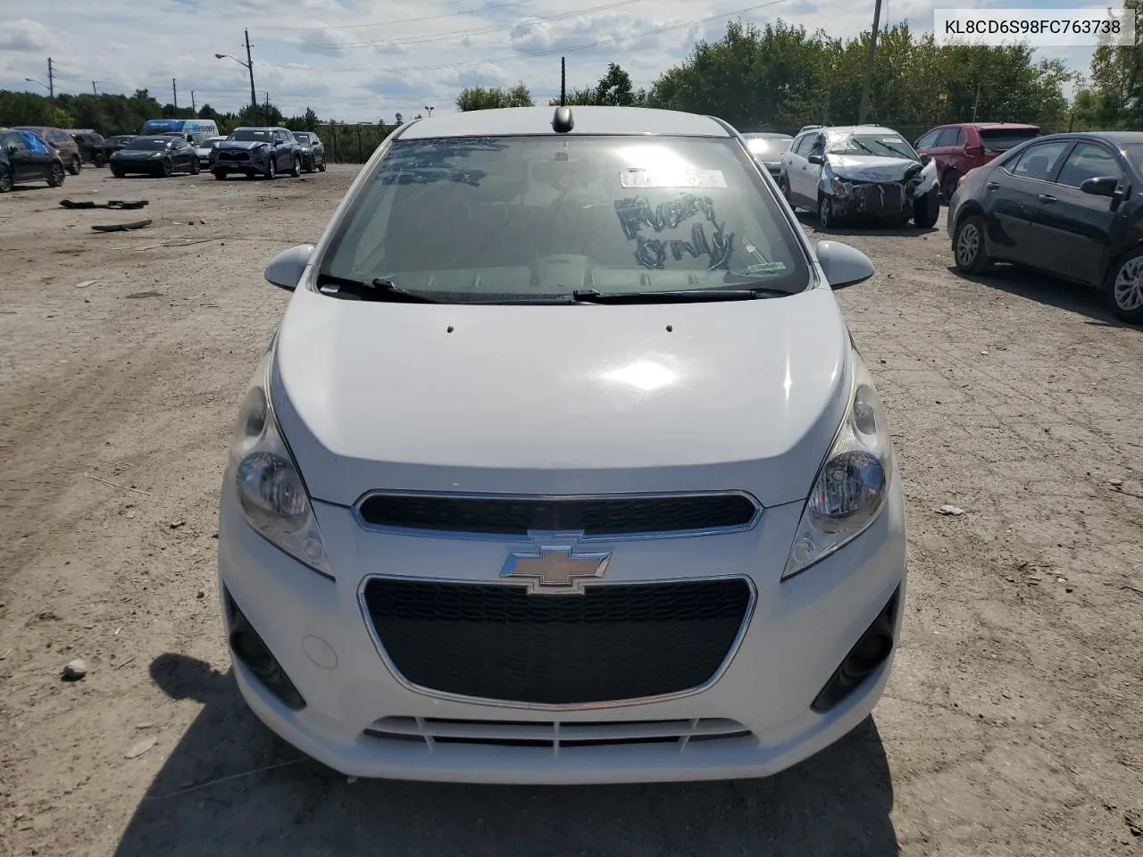 2015 Chevrolet Spark 1Lt VIN: KL8CD6S98FC763738 Lot: 71288654