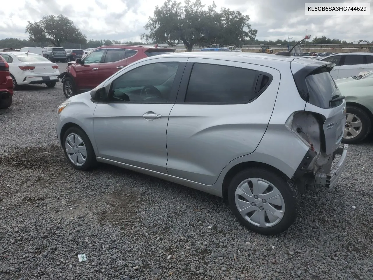 2017 Chevrolet Spark Ls VIN: KL8CB6SA3HC744629 Lot: 69878014