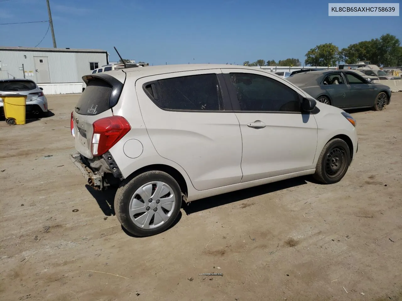 2017 Chevrolet Spark Ls VIN: KL8CB6SAXHC758639 Lot: 71284384