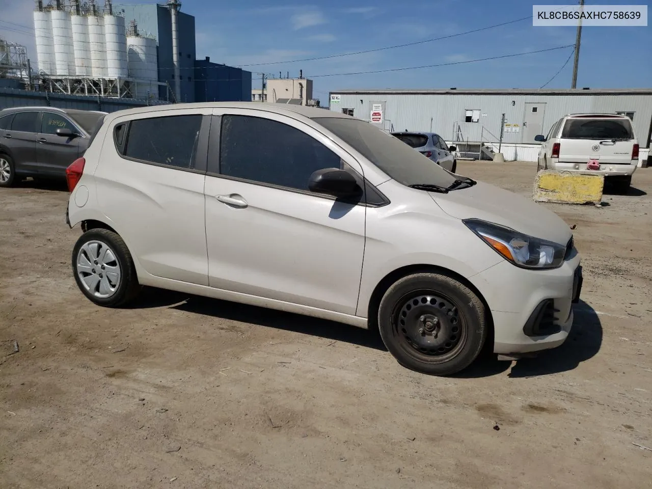 2017 Chevrolet Spark Ls VIN: KL8CB6SAXHC758639 Lot: 71284384