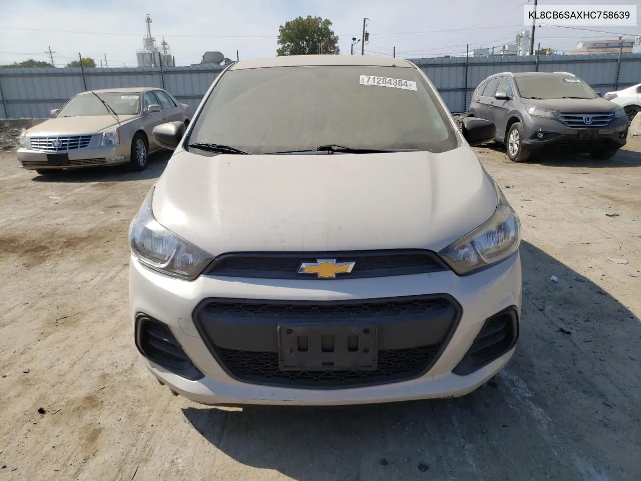 2017 Chevrolet Spark Ls VIN: KL8CB6SAXHC758639 Lot: 71284384