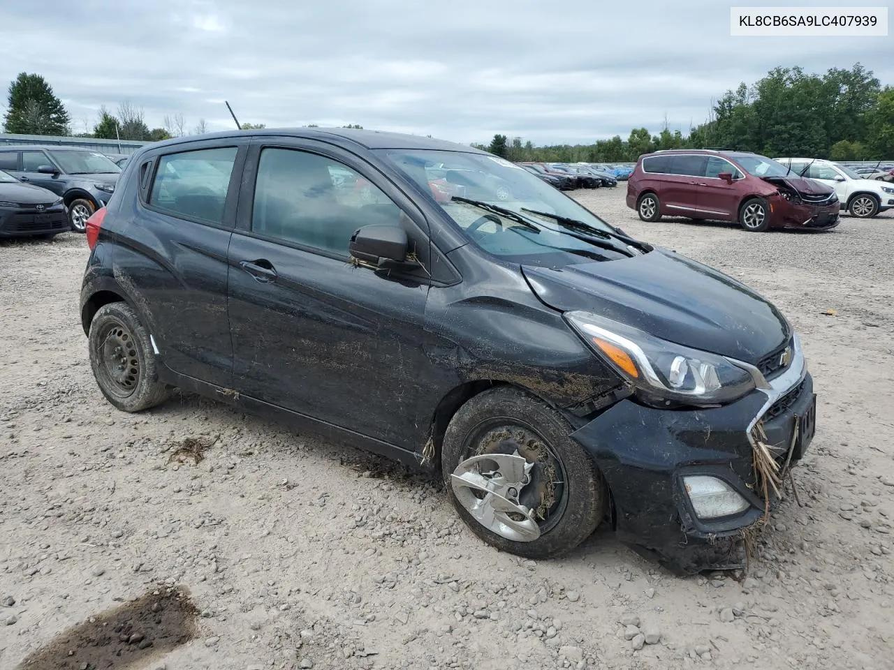 2020 Chevrolet Spark Ls VIN: KL8CB6SA9LC407939 Lot: 68772644