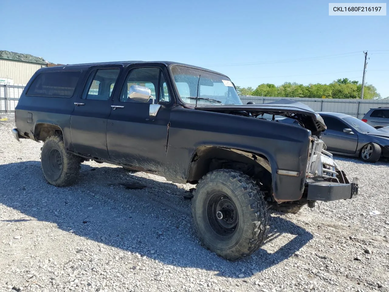 1978 Chevrolet Suburban VIN: CKL1680F216197 Lot: 53098634