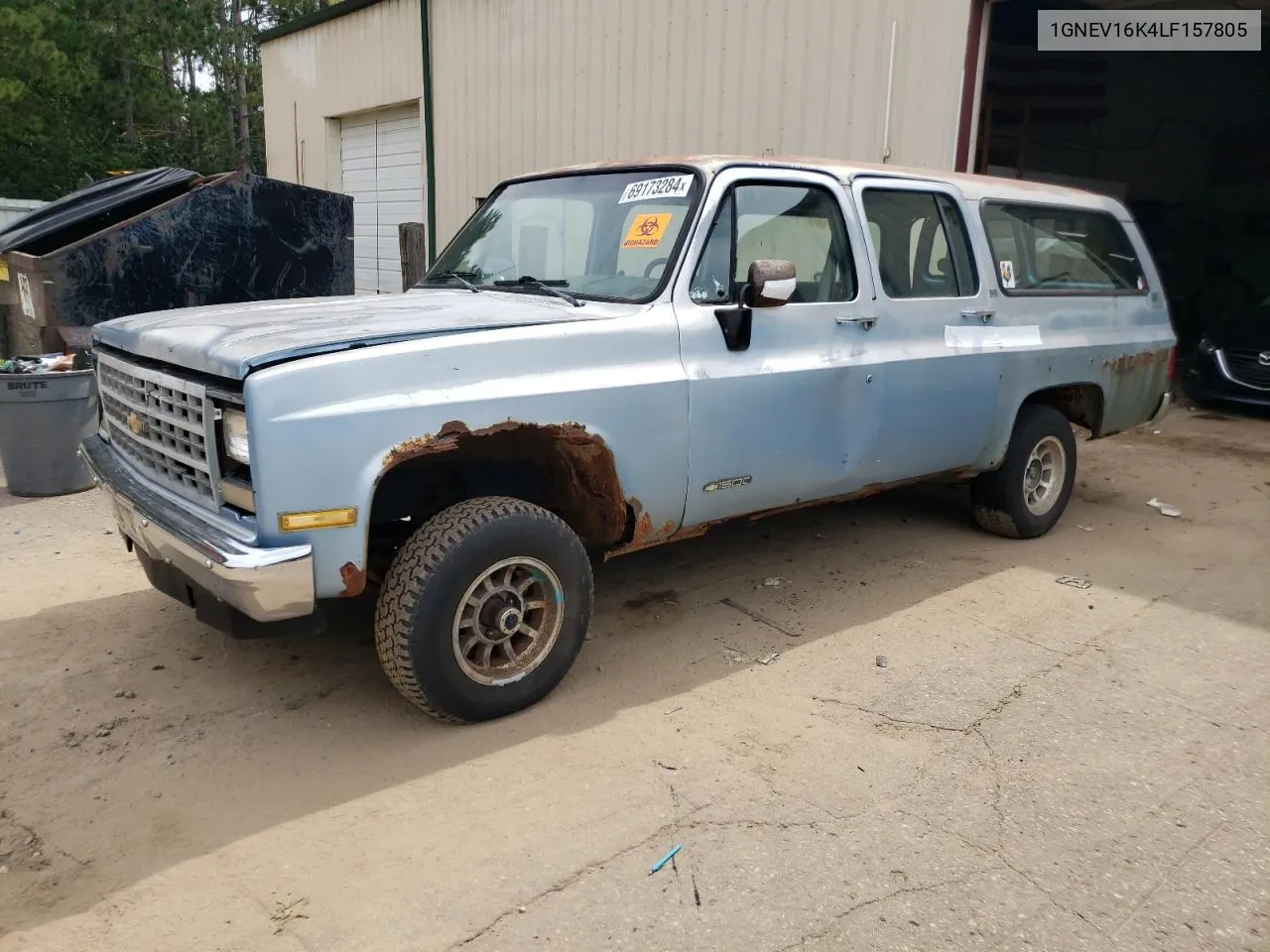 1990 Chevrolet Suburban V1500 VIN: 1GNEV16K4LF157805 Lot: 69173284