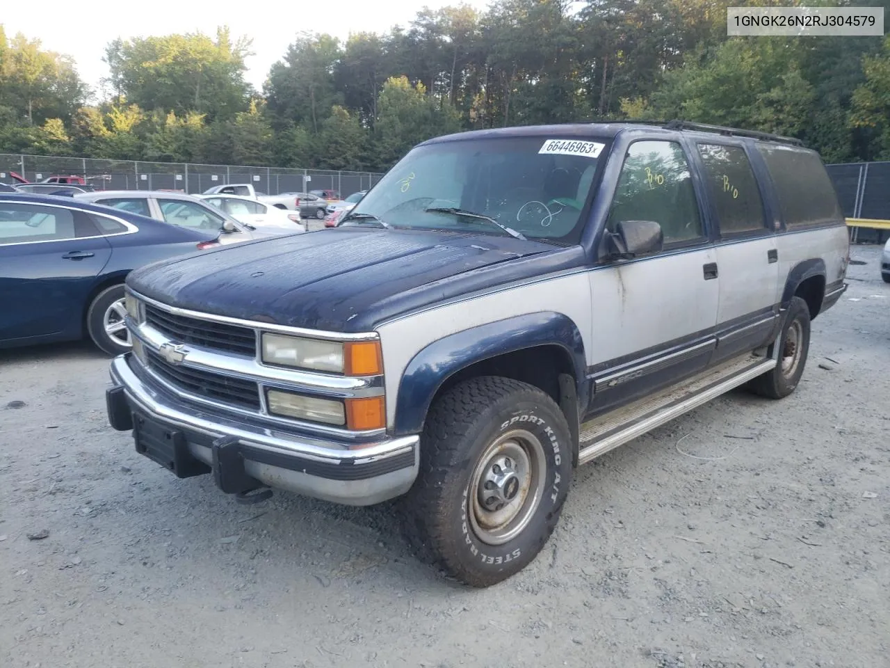 1994 Chevrolet Suburban K2500 VIN: 1GNGK26N2RJ304579 Lot: 66446963