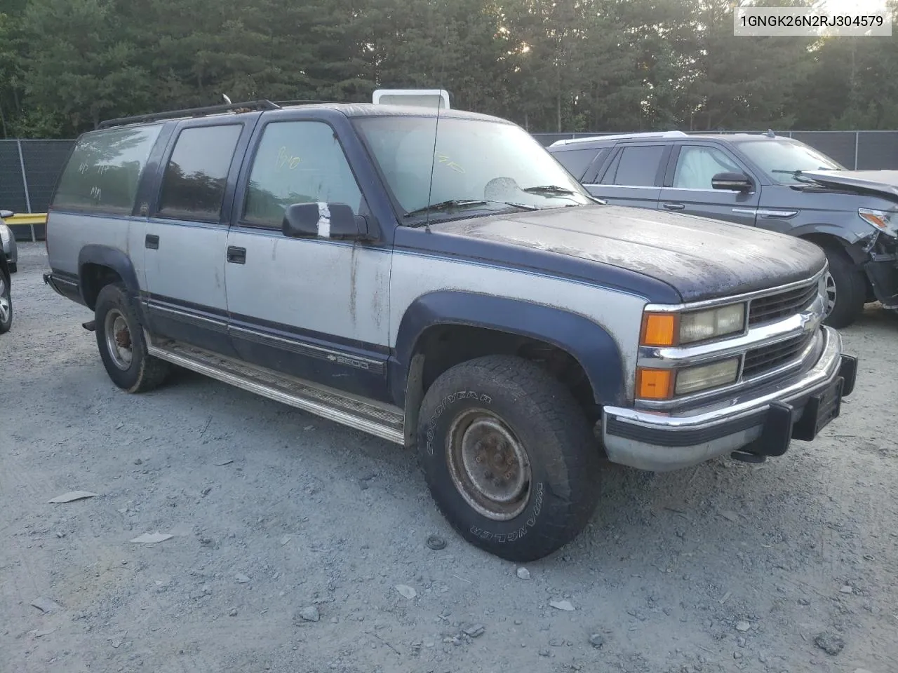 1994 Chevrolet Suburban K2500 VIN: 1GNGK26N2RJ304579 Lot: 66446963