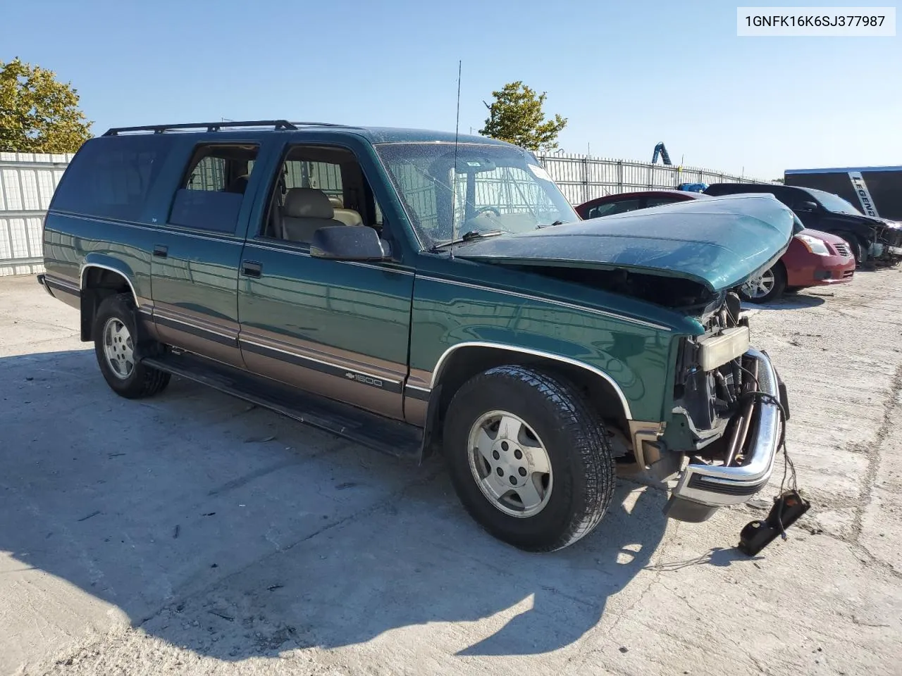 1995 Chevrolet Suburban K1500 VIN: 1GNFK16K6SJ377987 Lot: 66791864