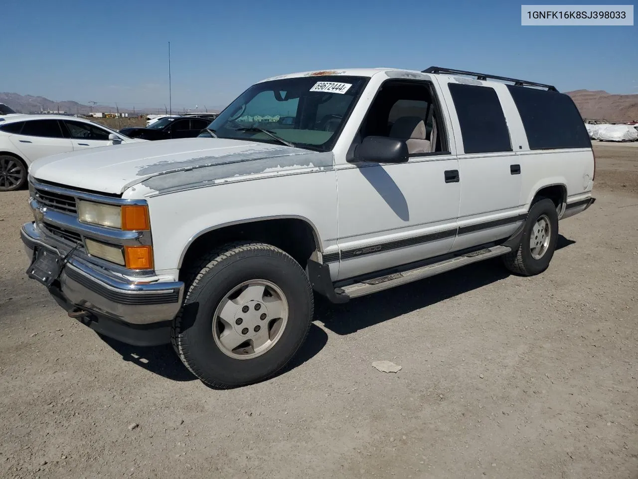 1995 Chevrolet Suburban K1500 VIN: 1GNFK16K8SJ398033 Lot: 69672444