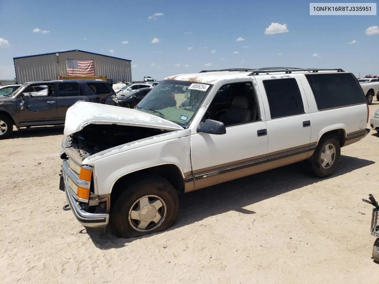 1996 Chevrolet Suburban K1500 VIN: 1GNFK16R8TJ335951 Lot: 68806254