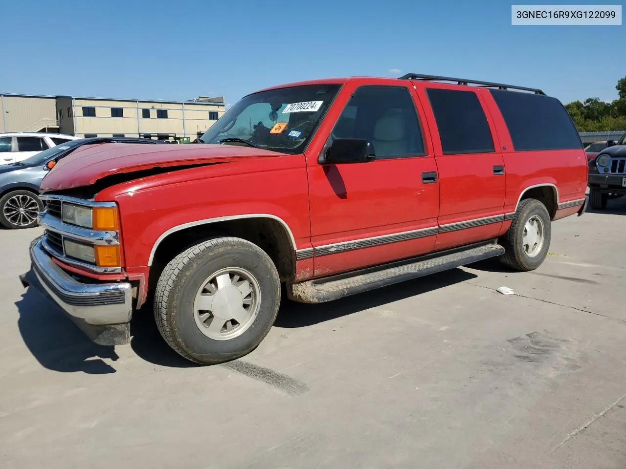 1999 Chevrolet Suburban C1500 VIN: 3GNEC16R9XG122099 Lot: 70700224