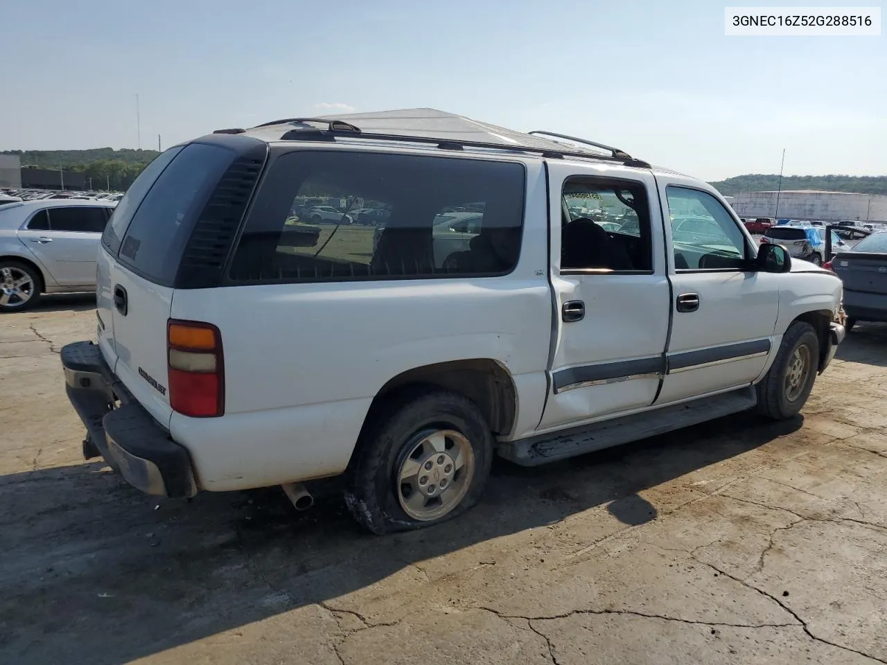 3GNEC16Z52G288516 2002 Chevrolet Suburban C1500