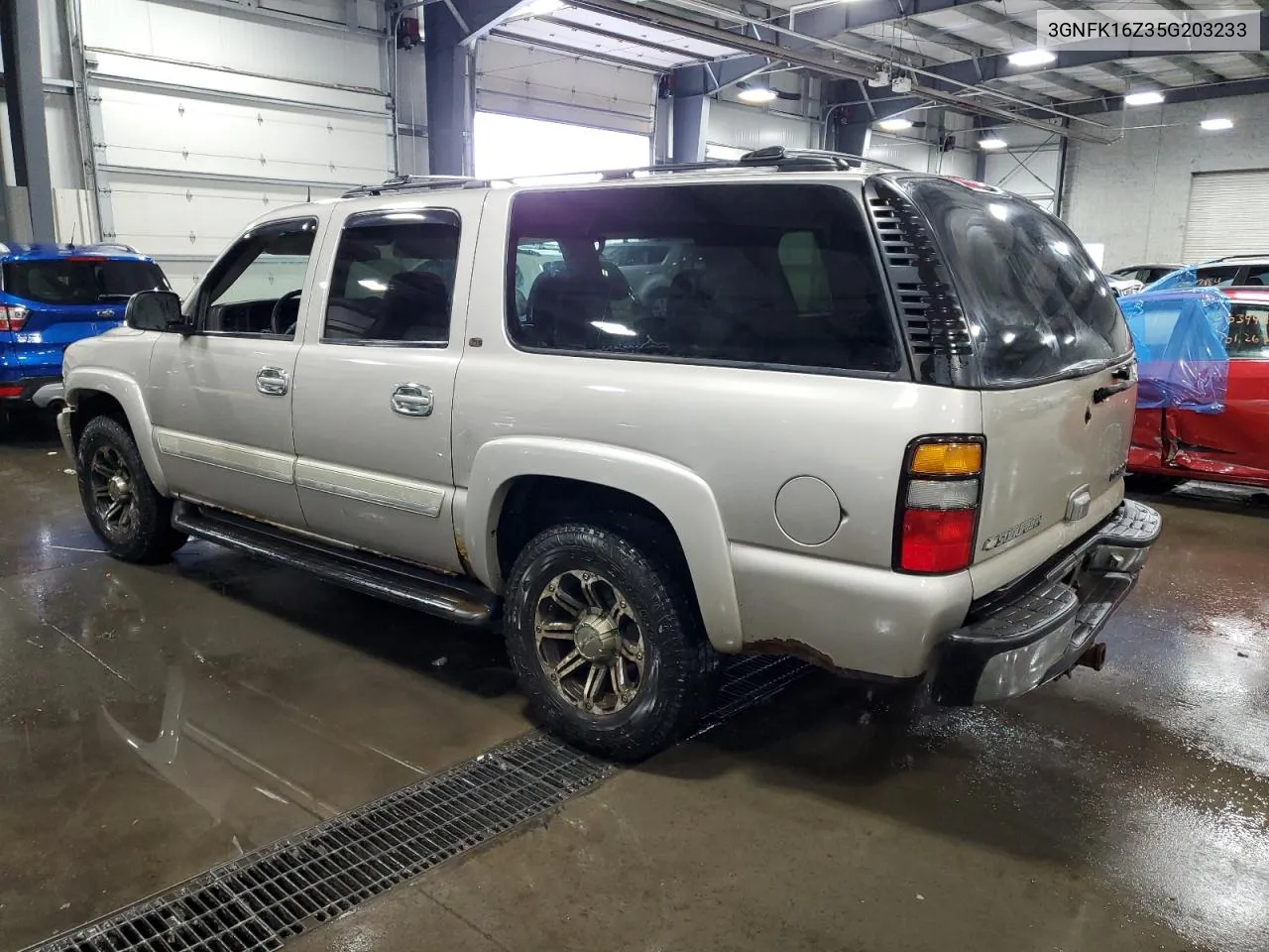 2005 Chevrolet Suburban K1500 VIN: 3GNFK16Z35G203233 Lot: 56381734