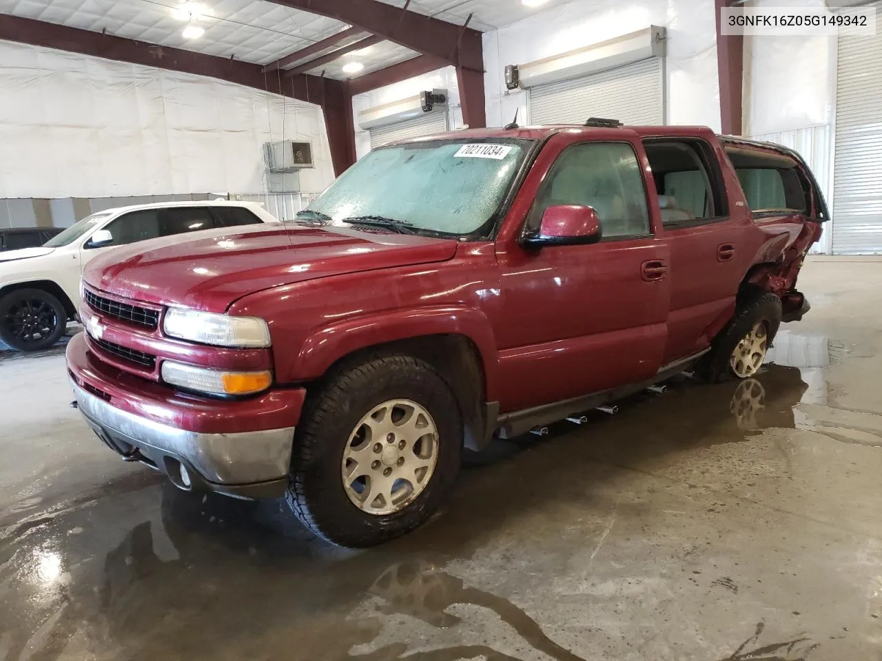 2005 Chevrolet Suburban K1500 VIN: 3GNFK16Z05G149342 Lot: 70211034