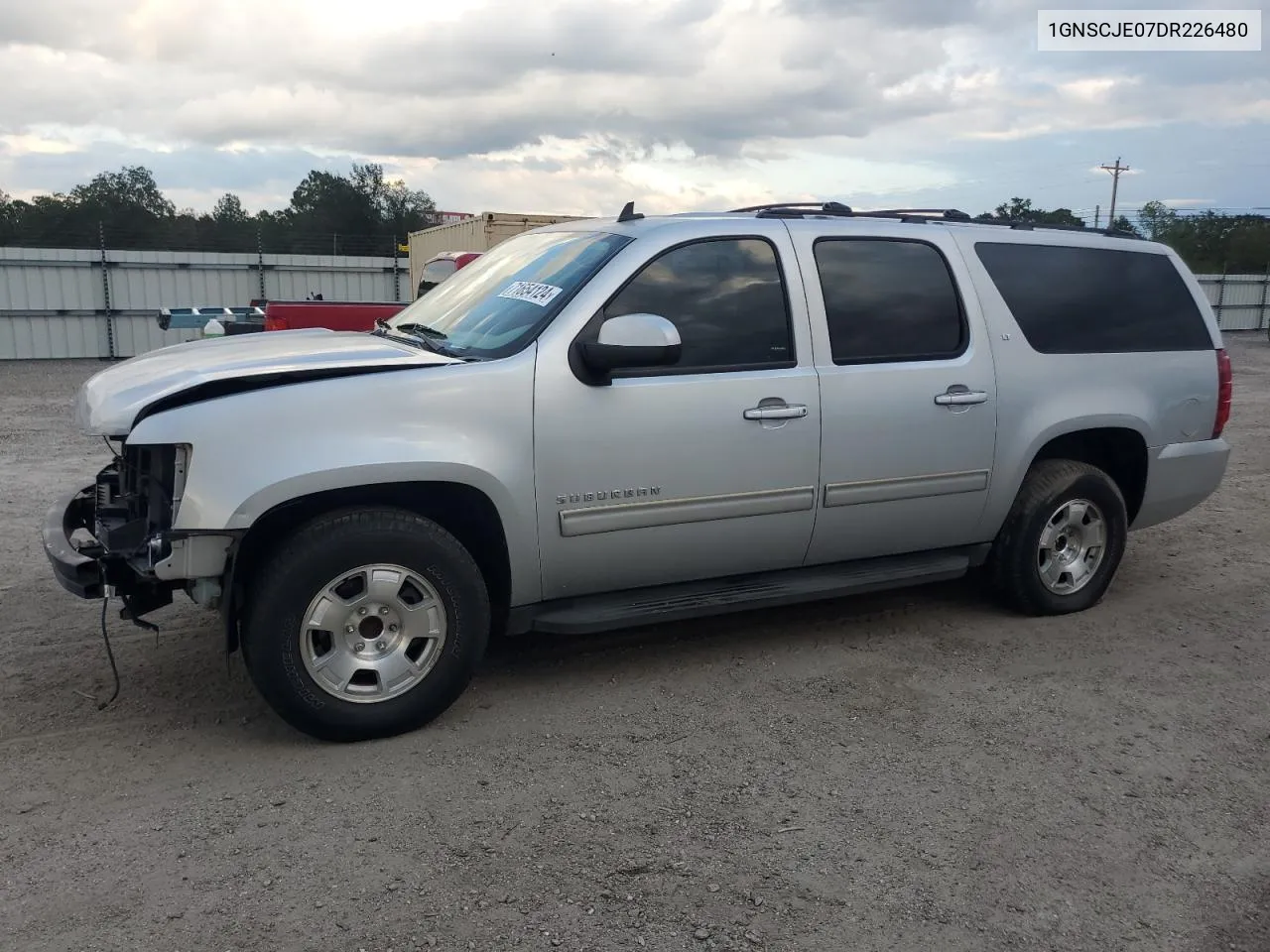 2013 Chevrolet Suburban C1500 Lt VIN: 1GNSCJE07DR226480 Lot: 71654124