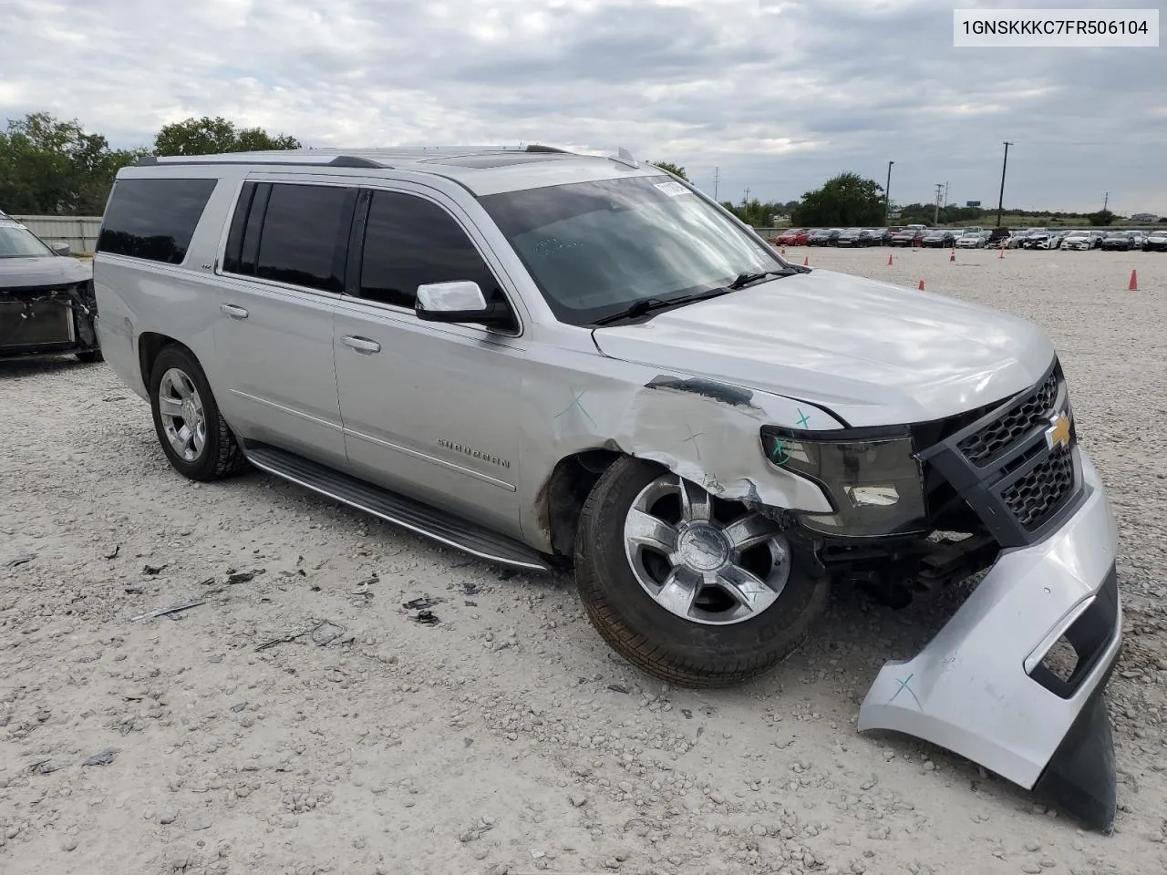 2015 Chevrolet Suburban K1500 Ltz VIN: 1GNSKKKC7FR506104 Lot: 71118794