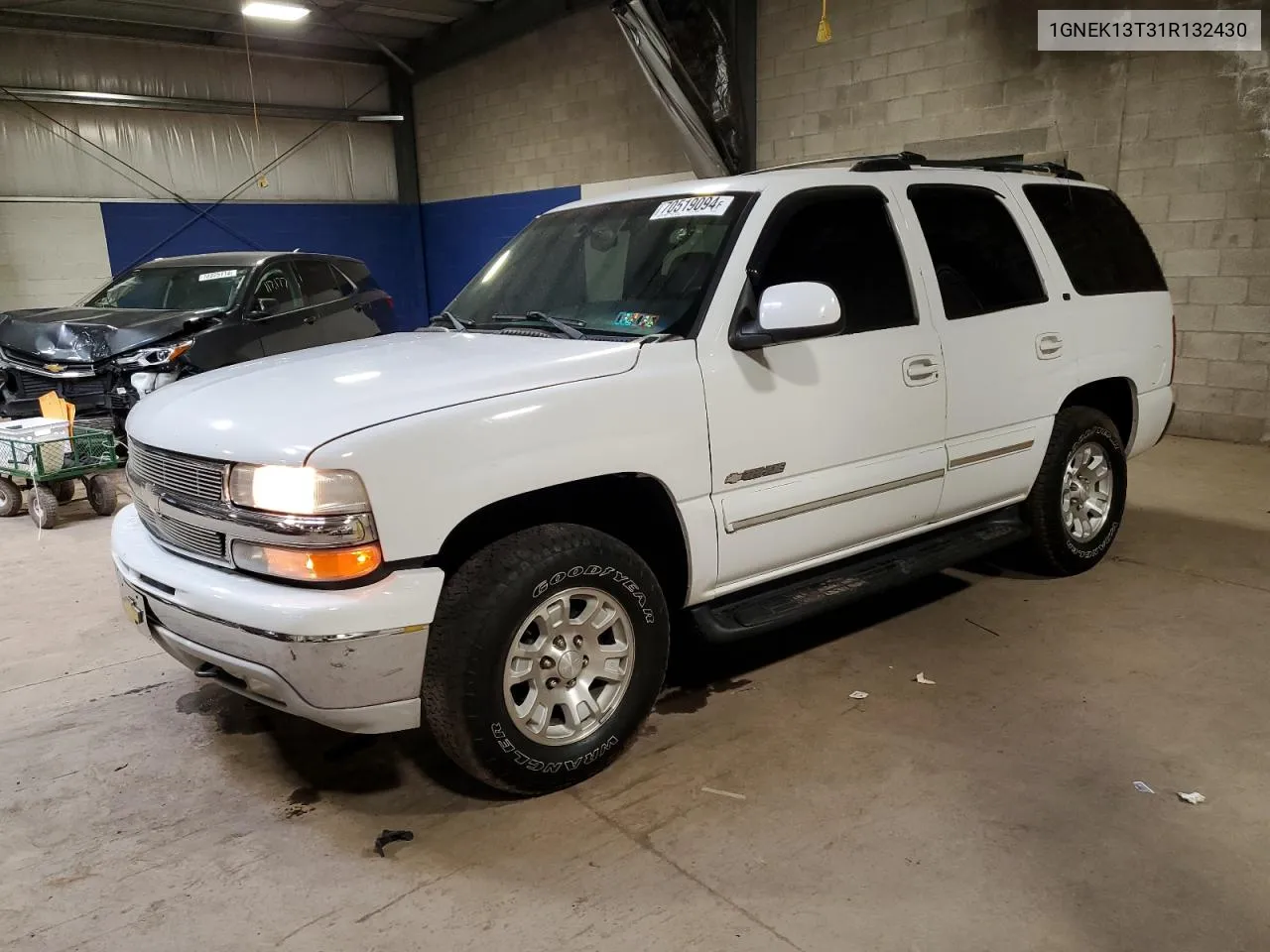 2001 Chevrolet Tahoe K1500 VIN: 1GNEK13T31R132430 Lot: 70519094