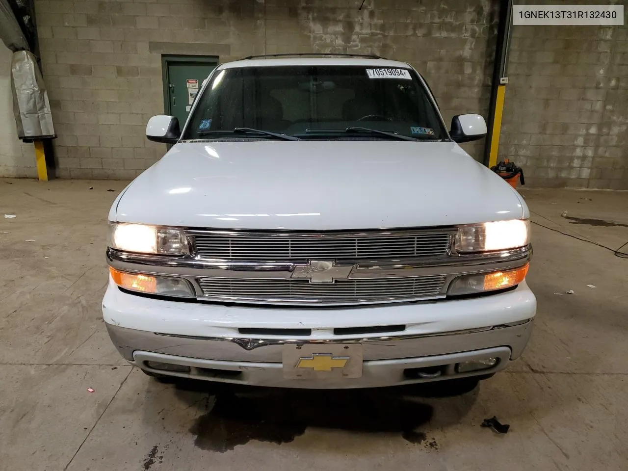 1GNEK13T31R132430 2001 Chevrolet Tahoe K1500