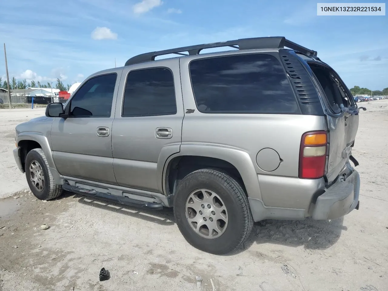 2002 Chevrolet Tahoe K1500 VIN: 1GNEK13Z32R221534 Lot: 70574334